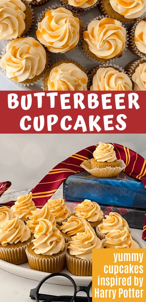 Butterbeer Harry Potter, Butterbeer Cake, Homemade Butterbeer, Butterbeer Cupcakes, Harry Potter Butterbeer, Harry Potter Desserts, Harry Potter Snacks, Harry Potter Cupcakes, Harry Potter Butter Beer