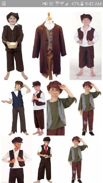 Oliver twist costume ideas Oliver Musical Costumes, Oliver Twist Costume, Oliver Costumes, Oliver Twist Characters, Razias Shadow, Hansel And Gretel Costumes, Oliver Musical, Newsies Costume, Annie Costume