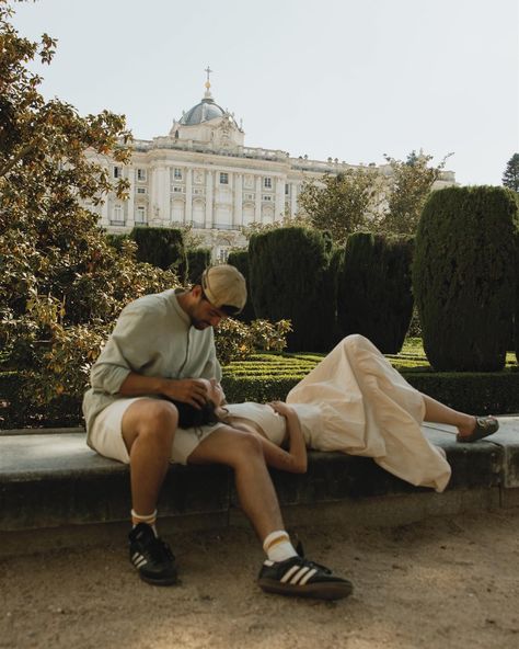 An afternoon in Madrid - getting cappuccinos + aperol, wandering, frolicking, and being fully present while soaking up the beauty of this historic city with these two lovely humans ✨ Keywords: Madrid Spain engagement session, anniversary photo session, engagement inspiration, cinematic photography, intentional photography, documentary photographer, destination wedding photographer, Madrid, Barcelona, Sevilla, Portugal, Italy, honeymoon, romantic , Europe, abroad, soulmates, couples in love ... Spain Couple, Madrid City, Italy Honeymoon, Photography Documentary, Anniversary Photo, Madrid Barcelona, Documentary Photographers, Engagement Inspiration, Anniversary Photos