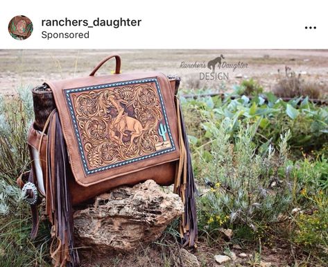 $575 diaper bag Tooled Backpack, Western Diaper Bag, Diaper Bag Pattern, Wallet Ideas, Tool Backpack, Leather Diaper Bag, Custom Wedding Shoes, Me Pictures, Purse Ideas