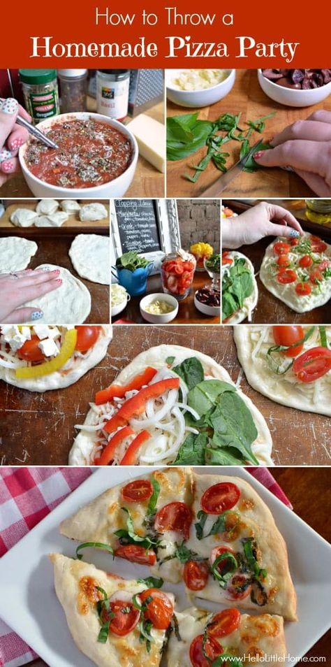 Personal Pizza Party, Homemade Pizza Party, Pizza Bar Party, Outdoor Pizza Party, Pizza Dinner Party, Family Pizza Night, Christmas Pizza, Pizza Ideas, Pizza Dinner