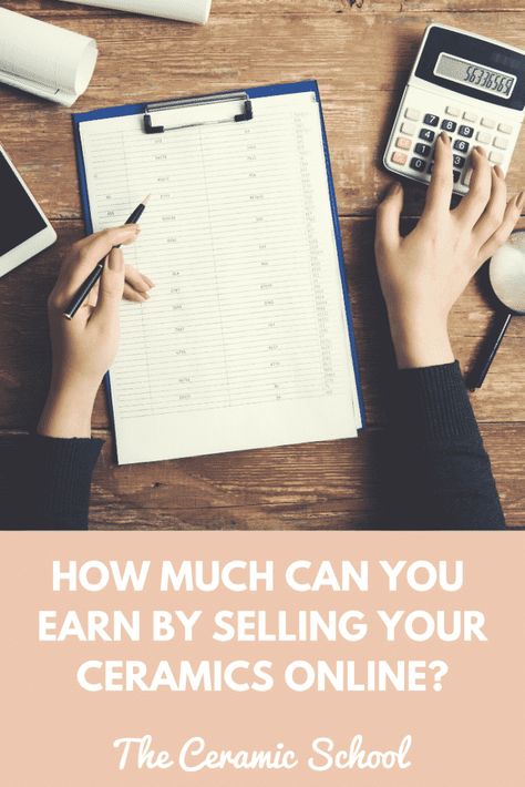 How much can you earn by Selling your Ceramics online? - The Ceramic School Selling Ceramics, Jennifer Mccurdy, Raku Ware, Business Workshop, Raku Kiln, Pottery Lessons, Bargain Hunter, Social Proof, Clay Wall