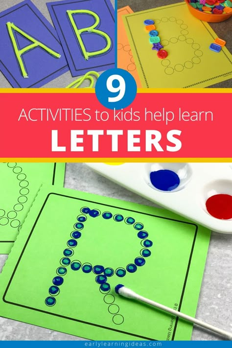 Check out these alphabet activities for preschoolers.  Your kids will love these fun hands-on printables.  Better than worksheets, these activities and ideas can be used as whole group, small group, and independent activities with your preschool, kindergarten, and pre-k classroom.  Add variety to your literacy teaching with alphabet recognition, letter sounds, tracing, writing, sensory and playdough activities.  Get free letter a printables today. Letter A Printables, Letter A Activity, Alphabet Activities For Preschoolers, Writing Activities For Preschoolers, Early Learning Ideas, Sound Activities, Literacy Activities Preschool, Letter Recognition Activities, Alphabet Activity