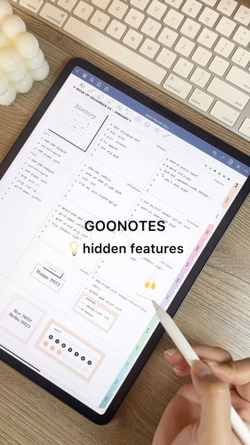 Ivory __ Digital Planner on Instagram: "Just found this hidden feature ✨ you can use “image” tool select a sticker, drag and hold to copy a new one ⚡️ ♥️Planner: @ivorydigitalhub 2023 ultimate planner ✨Stickers: student pack 📱Device: iPad Pro 12.9 + Apple Pencil 2 🪄 App: @goodnotes.app #planwithme #digitalplanner #digitalplanning #ipad #ipadplanner #ipadplanning #plannercommunity #planner #plannerhoneys #plannerstickers #plannerlove #digitalplanneraccessories #goodnotesplanner #goodnotesapp Free School Planner, Daily Planner App, Goodnotes Tips, 2023 Digital Planner, Apple Pencil 2, Notes Plan, Ipad Essentials, Ipad Tutorials, Marketing Planner