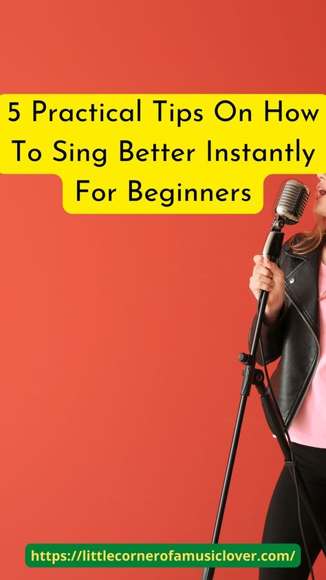 5 Practical Tips On How To Sing Better Instantly For Beginners How To Sing Better Instantly, Singing Lessons Beginner, How To Sing For Beginners, Singing Tips Beginner, How To Sing Better, How To Sing, Types Of Genre, Vocal Training, Singing Techniques