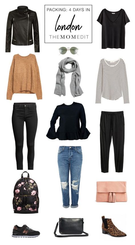 Packing List: Long Weekend in London, a lifestyle post from the blog The Mom Edit, written by Shana Draugelis on Bloglovin’ London Vacation Outfits, London Spring Outfit, London Packing List, Outfits For London, Weekend Packing, Minimalist Mom, Weekend In London, Mom Edit, Packing Travel