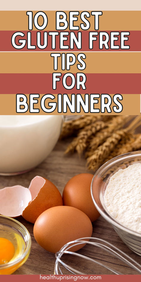 Baking ingredients including gluten free flour How To Go Gluten Free Tips, Becoming Gluten Free, Gluten Free Simple Recipes, Eating Gluten Free How To Start, Gluten Ingredients List, Gluten Free Staples, New To Gluten Free, How To Quit Gluten, What Foods Have Gluten In Them