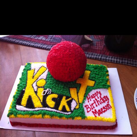 Kickball birthday cake Kickball Cake Ideas, Dodgeball Birthday Party, Kickball Party Ideas, Dodgeball Party, Kickball Party, Kickball Tournament, Game Truck Birthday Party, Hamilton Party, Ben 10 Party