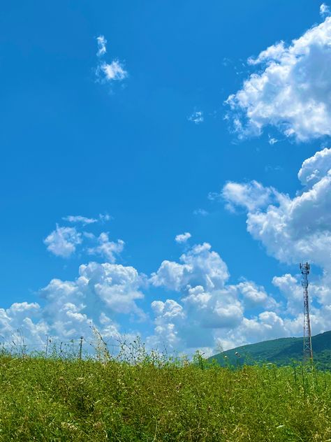 #field #sunny #bluesky #sky #blue #aesthetic #cottagecore Blue Aesthetic Cottagecore, Carpet Ideas 2023, Blue Sky Photography, Sky Day, Iphone Wallpaper Aesthetic, Blue Sky Clouds, Carpet Ideas, Sky Photography Nature, Wallpaper Iphone Wallpaper