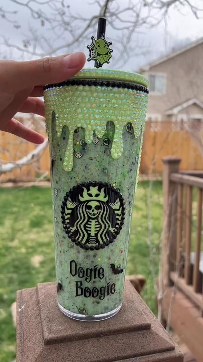 Oogie Boogie Tattoo, Oogie Boogie Song, Nightmare Before Christmas Halloween, Mean Green, Small Drawings, Oogie Boogie, Spooky Decor, Custom Tumblers, Nightmare Before