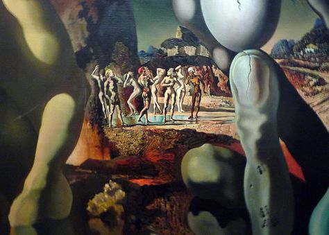 Salvador Dalí, Metamorphosis of Narcissus with detail of n… | Flickr Metamorphosis Of Narcissus, Tate Modern London, Dali Paintings, Tate Modern, Salvador Dali, Dali, Oil On Canvas, Art Projects, Canvas