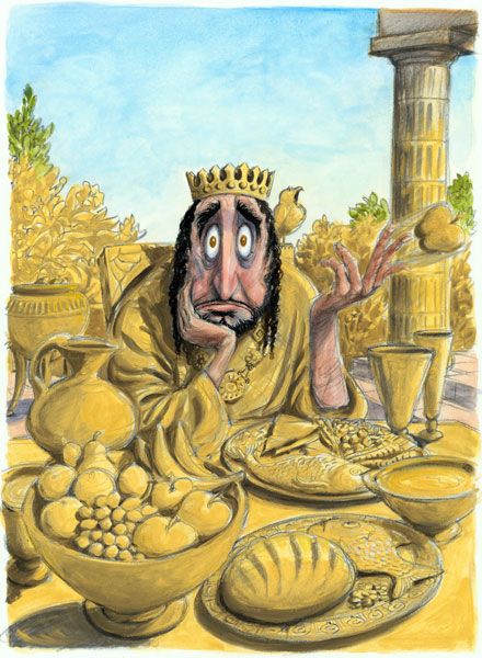 king midas could be seen as greed because he wished that whatever he touched was gold. Ovid Metamorphoses, King Midas, Human Values, Grece Antique, Greek And Roman Mythology, Greek Mythology Art, Roman Mythology, Important Things In Life, Mythology Art