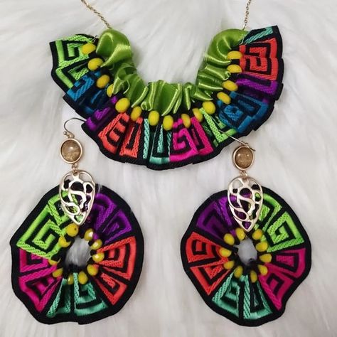 Panama, Folk Art, Statement Necklace, Charm Bracelet, Collar, Instagram, Art, Tela