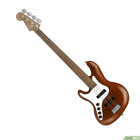 How to Draw a Bass Guitar: 8 Steps (with Pictures) - wikiHow Pencil Colours Art Drawings, Guitar Picture, Guitar Outline, Pencil Colour Painting, Guitar Sketch, Taylor Guitars Acoustic, Learn Singing, Guitar Drawing, Picture Drawing