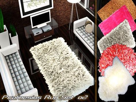 By Pralinesims Found in TSR Category 'Sims 3 Downloads' Sims 4 Fluffy Rug, Sims 4 Cc Fluffy Rug, Sims 4 Rugs Cc, Sims 4 Jobs, Cow Print Rug, Sims 2 Cc, Cc Furniture, Sims 4 Bedroom, Sims 4 Expansions