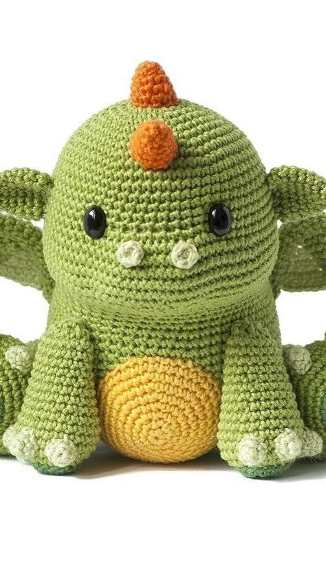 Crochet Dragon Pattern, Net Design, Crochet Dinosaur, Dragon Images, Crochet Dragon, Dragon Pattern, Baby Dragon, Cute Toys, Crochet Toys Patterns