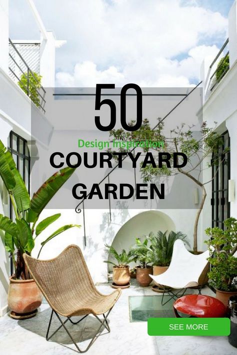 50+ courtyard garden Design Inspiration Outside Courtyard Ideas, French Courtyard Ideas, Small Courtyard Design Ideas, Courtyard Plants Ideas, Small Courtyard Gardens Court Yard, Frontyard Courtyard Ideas, Courtyard Ideas Inside House, Court Yard Garden Ideas Courtyards Patio, Courtyard Design Plan