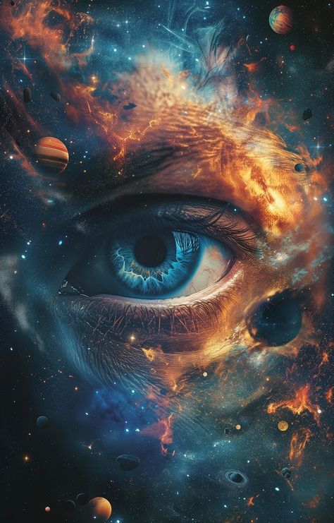 Universe Eyes, Eye Universe, Cosmic Art Universe, Eye Of The Universe, Mayan Astrology, Abstract Eyes, Universe Wallpaper, Twin Flame Art, Spiritual Eyes