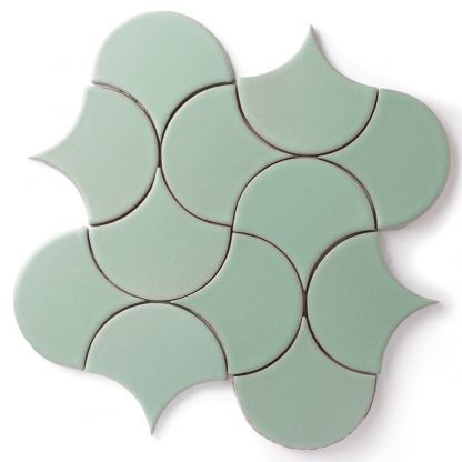 Moroccan Shaped Tile | Fireclay Tile Ogee Drop - Moroccan shape Trendy Kitchen Tile, Ogee Drop, Moroccan Tiles Pattern, Subway Tile Backsplash Kitchen, Fireclay Tile, Glass Subway Tile, Moroccan Tiles, Brick Tiles, Tile Inspiration