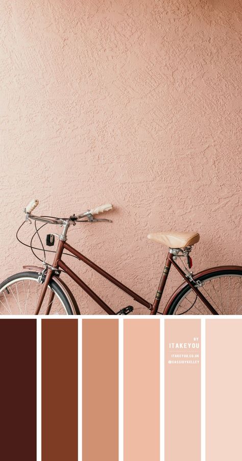 Color Palette Earth Tones Pink, Terracotta Pink Colour Palette, Deep Brown Color Palette, Pink Brown Colour Palette, Shades Of Peach Colour Palettes, Instagram Palette Theme, Colors That Go With Peach, Wedding Colors Earth Tones, Instagram Colour Theme