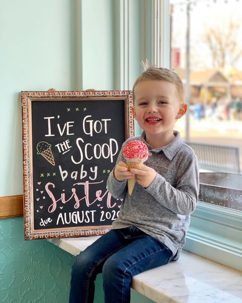 Baby Announcement With Sibling, Valentine Baby Announcement, Baby Number 2 Announcement, Sibling Gender Reveal, Sibling Baby Announcements, Valentines Baby Announcement, 2nd Pregnancy Announcements, Baby 2 Announcement, Big Brother Pregnancy Announcement