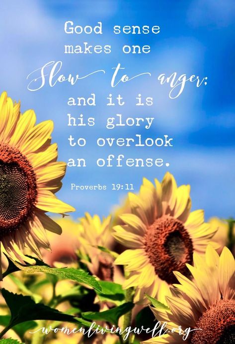 Proverbs 19 11, Positive Christian Quotes, Earn Respect, Biblical Quotes Inspirational, Proverbs 19, Slow To Anger, Love Jesus, Prayer Verses, Blessed Life