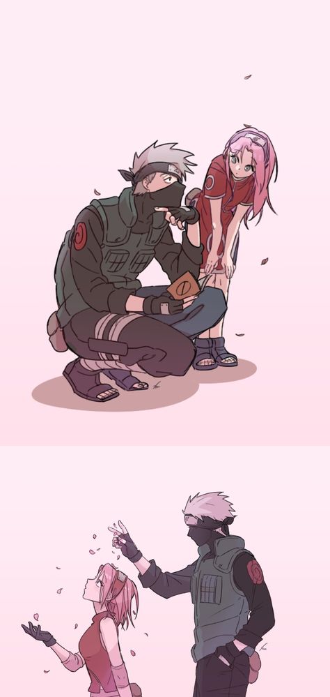 Kakashi Father, Kakashi And Sakura, Sakura Cute, Kakashi Sakura, Kid Kakashi, Naruto Sakura, Naruto Teams, Kakashi Sensei, Uchiha Sasuke