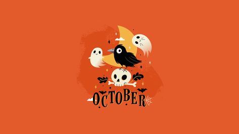 October Wallpaper 4K, Halloween background Spooky Desktop Wallpaper, October Wallpaper Desktop, Halloween Pc Wallpaper, October Desktop Wallpaper, Happy Halloween Illustration, Halloween Desktop Wallpaper, Inspirational Backgrounds, October Wallpaper, Background Orange