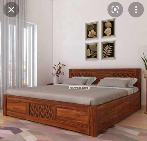 Modern Wooden Bed Design, Storage Bed Design, Latest Cupboard Designs, Wooden Bedroom Furniture Sets, Modern Wooden Bed, King Size Storage Bed, Wooden Double Bed, Wooden Sofa Set Designs, Wood Bed Design