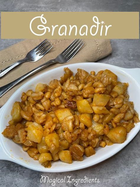 Eat the World. Granadir or Grenadier is the most comforting and tasty meal that can be made with pantry staples! This is a quick and easy meal that is vegan too! Slovakian Food, Magical Ingredients, Slovak Recipes, Peasant Food, Wholesome Life, Homemade Cookbook, Potato Pasta, Potato Curry, Hungarian Recipes