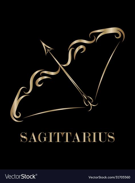 Sagittarius Signs, Sagittarius Art, Leo Zodiac Quotes, Golden Line, Alphabet Letters Design, Line Vector, Carved Wood Signs, Marvel Characters Art, Sagittarius Zodiac