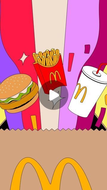 ILLO on Instagram: "Tap, tap, go! Check out the 4 commercials we created for McDonald’s, showcasing all the features of their app, playing with bold typography, custom composed music by @rocketaudiostudio and seamless transitions 🍔⁠ ⁠ See the other 3 videos on our website!⁠ ⁠ Credits — Agency & Concept Publicis Dubai + Creative Direction @ile_no + Art Direction @arianna.gif + Illustration @arianna.gif @jq.wan + Animation @meo85, @deve.marco, @mikelaparte @riccardo.motion + Music by @rocketaudiostudio + Producers @kenglamazon & @lauramazzzz⁠ ⁠ #illo #illotv #motionlovers #motiongraphic #motionpicture #motionblur #illustrationdaily #illustrationgram #illustrationnow" Dubai Animation, Credit Card Illustration, Typography Gif, Gif Illustration, Tap Tap, Motion Blur, Motion Design Animation, Design Animation, Seamless Transition