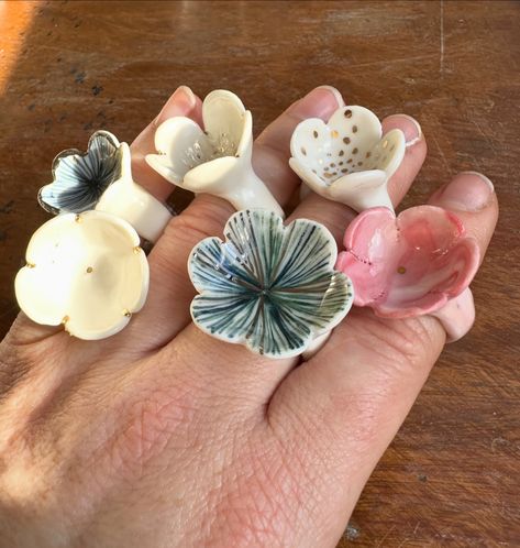 Rings ✨ you’ll find a big selection at @bunjil_place artist market, in Narree Warren this Saturday 10-2 ☺️ Lots of other great handmade stalls to see as well! Zoe will be in store in geelong for all your ceramic needs @katherinewheeler.gallery this Friday and Saturday :) . . #artistmarket#melbournemarket#katherinewheelerceramics#porcelainring#porcelain#rings#handmaderings#artjewellery#coralring#coralrings#porcelaincoral#ceramiccoral Handmade Clay Rings, Air Clay, Handmade Ceramic Jewelry, Clay Ring, Clay Rings, Clay Magnets, Sculptural Jewelry, Cerámica Ideas, Ceramic Ring