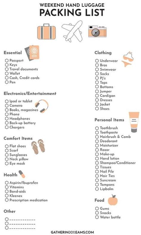 Luggage Packing List, Trip Essentials Packing Lists, Packing List Template, Holiday Packing Lists, Weekend Packing, Travel Packing Checklist, Travel Packing List, Organizator Grafic, Travel Bag Essentials