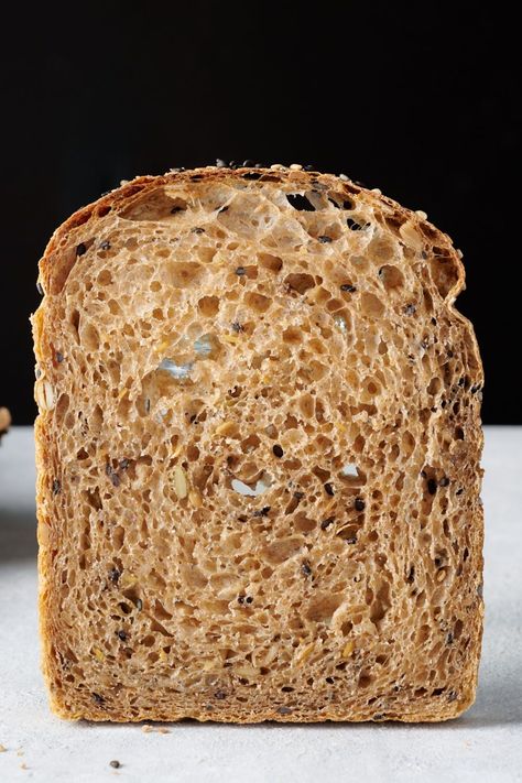 Healthy Sourdough Bread, Vegan Yogurt Recipe, Whole Wheat Sourdough Bread, Wheat Sourdough Bread, Pull Apart Garlic Bread, The Perfect Loaf, Fiber Bread, Whole Wheat Sourdough, Sandwich Loaf