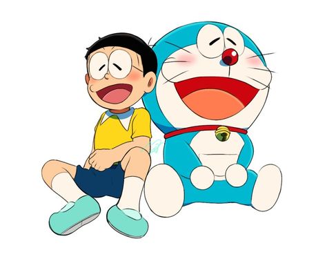 Twitter@masser0209 Doreamon Nobita, Jam Buns, Cute Nobita, Nobita And Doraemon, Doraemon Fanart, Doraemon Memes, Doraemon Shinchan, Doraemon Nobita Shizuka, Super Mario Tattoo