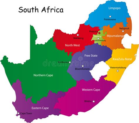 South Africa map. Designed in illustration with the provinces and the main citie , #affiliate, #map, #Designed, #South, #Africa, #main #ad Cities Illustration, South African Flowers, African Languages, South Africa Map, Maps Aesthetic, Africa Continent, Provinces Of South Africa, Writing An Essay, Study Strategies