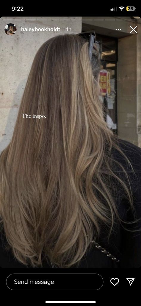 All Over Hair Color Ideas For Blondes, Blonde For Brunettes, Level 7 Hair Color, Warm Bronde Balayage, Ideas Pelo, Light Brunette, Kadeřnické Trendy, Summer Blonde, Honey Brown Hair