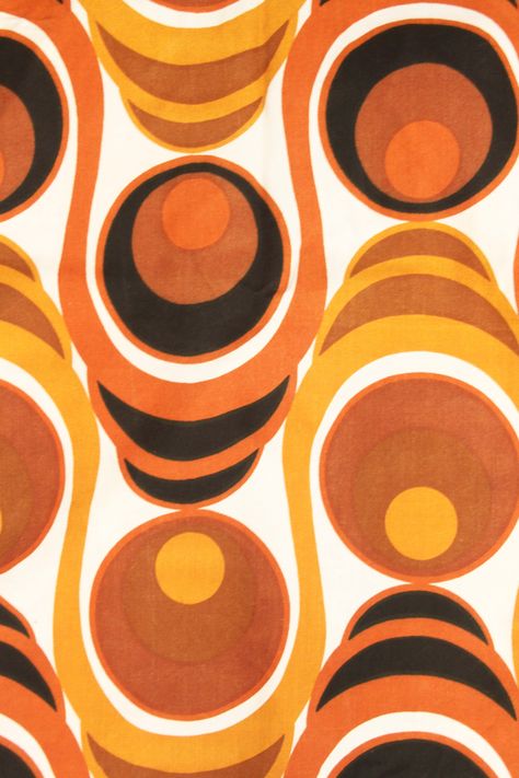 sweet vintage fabric, just listed! #vintagefabric #vintagecurtain #vintageliving #seventies 70’s Wallpaper, Seventies Pattern, 60s Background, Seventies Aesthetic, 70s Prints, 60s Wallpaper, 70s Patterns, 70s Wallpaper, Vintage Wallpaper Patterns