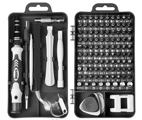 This little set will help you put together flat-pack furniture and carry out small jobs around the house. It will save you breaking those knives in the kitchen drawer. 115 combos premium screwdriver set with magnetic bits. #AD #AF #Homeguideexpert #freeguides #christmasshopping #christmasgifts #christmas2020 #toolsofthetrade #toolstorage #toolshop #tools #toolkit #toolbox #toolkits #support Magnetic Drill, Mechanics Tool Set, Screwdriver Tool, Laptop Repair, Mobile Phone Repair, Pc Portable, Computer Repair, Diy Repair, Screwdriver Set