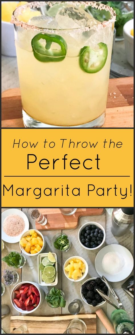 Party Food Ideas For Adults Entertaining, Party Snacks For Adults, Margaritaville Party, Margarita Party, Margarita Bar, Perfect Margarita, How To Make Margaritas, Tacos And Tequila, Snacks For Adults