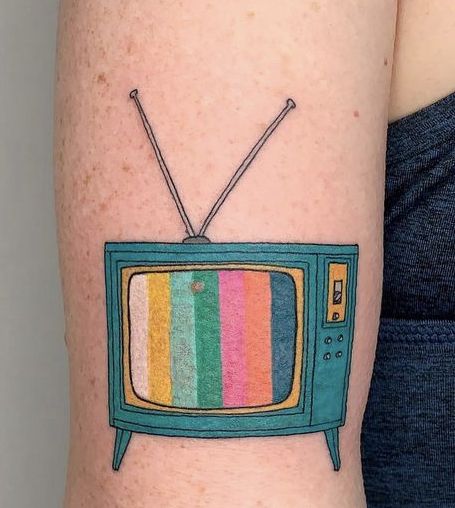 Atomic Age Tattoo, Midcentury Tattoos, Mid Century Modern Tattoo, Mid Century Tattoo, Nautical Tattoo, Under My Skin, Modern Tattoos, Vintage Tattoo, Star Tattoos