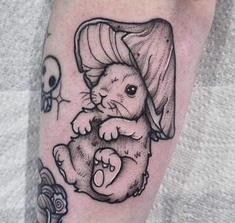 Jasmine Tattoo, Bunny Tattoo, Bunny Tattoos, Rabbit Tattoos, Bunny Art, Learn Art, Blackwork Tattoo, Got Him, Cute Bunny