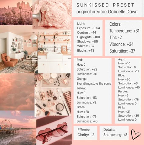 Free Lightroom preset! Originally created by Gabi Dawn. #lightroom #preset #tutorial How To Create Presets In Lightroom, Lightroom Filters Free, Light Room Presets Free Tutorial, Presets For Lightroom Free Tutorial, Lightroom Presets Tutorial Aesthetic, Light Room Presets Free, Light Room Preset, Lightroom Soft Preset, Pink Filter Lightroom