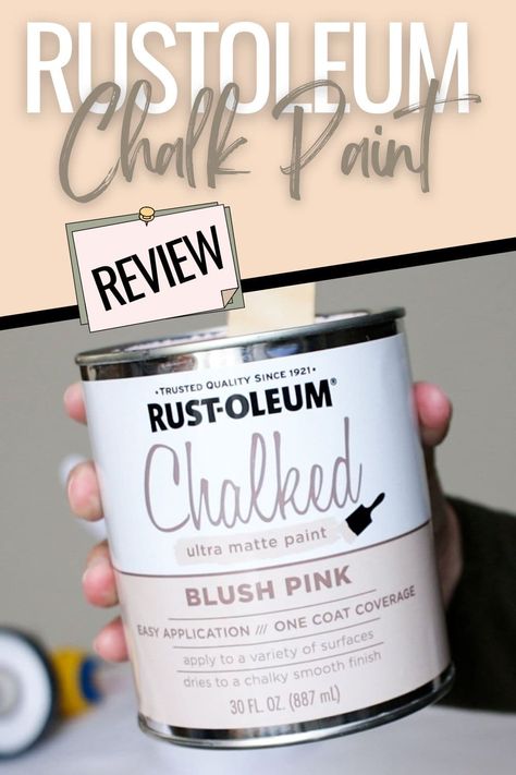 Rustoleum Chalk Paint Review Rustoleum Chalk Paint Colours, Chalk Paint Brands, Blush Pink Paint, Rustoleum Chalked, Chalk Spray Paint, Best Chalk Paint, Chalk Paint Brushes, Rustoleum Chalk Paint, Paint Color Chart