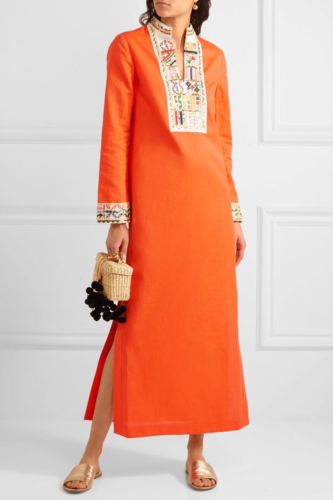 Kurta Silhouette, Ramadan Collection, Vestidos Maxi, Beach Caftan, Rebecca De Ravenel, Estilo Real, Tory Burch Dress, Long Kaftan, Mode Abaya