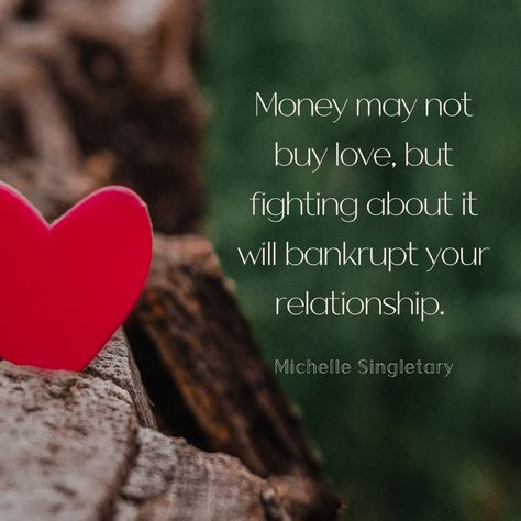 Let's face it, love isn't something that can be bought with a wad of cash. However, countless relationships have been destroyed by endless bickering over finances. It's time to realize that fighting about money will do nothing but leave your heart and your wallet empty. 😍 Let's work together to build strong and sustainable relationships that are built on mutual love, respect, and financial harmony. 😍 #mondays #lovequotes #relationshiphelp #relationshipcoach #truelove #premaritalcoach Love Of Money Quotes, Love And Money Quotes, Wad Of Cash, Mutual Love, Love Of Family, Over Love, Relationship Help, Do Nothing, Relationship Coach