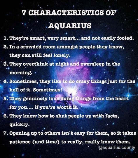 aquarius county on Instagram: “♒ Aquarius Facts!!! 🌟 #Follow @aquarius.county now!! ♡~♡ ♡~♡ ♡~♡ ♡~♡ #starsign #libra #😂 #pisces #cool #astrology #horoscopes #zodiacsign” Aquarius Characteristics, Horoscope Memes, Aquarius Traits, Aquarius Truths, Aquarius Life, Capricorn Life, Astrology Aquarius, Aquarius Quotes, Aquarius Horoscope