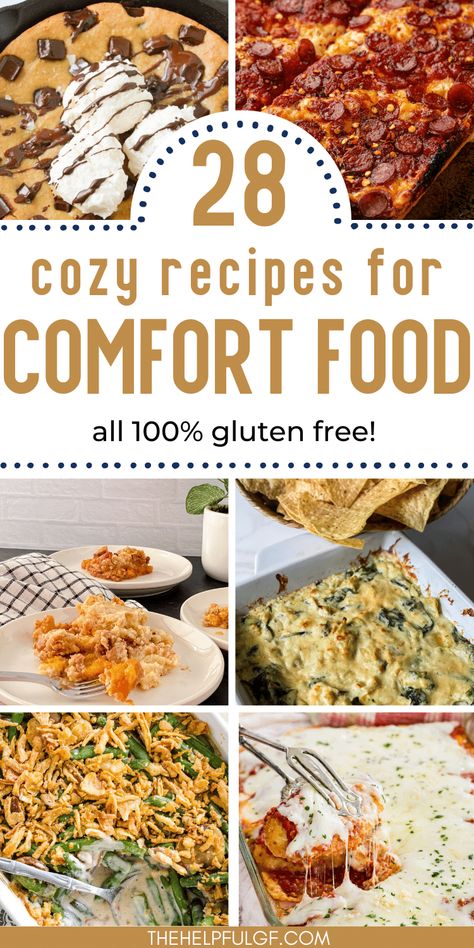 Gluten Free Comfort Food Dinners, Weeknight Dinner Ideas Easy, Gluten Free Comfort Food Recipes, Easy Dinners Healthy, Dinners Gluten Free, Comfort Food Dinners, Gluten Free Orange Chicken, Healthy Comfort Food Recipes, Gluten Free Casserole