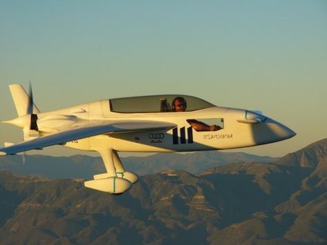 Getting 45 MPG at 207 MPH | WIRED Ultralight Plane, Personal Helicopter, Kit Planes, Light Sport Aircraft, Cessna 172, Plane And Pilot, Small Aircraft, Airplane Flying, Bonneville Salt Flats